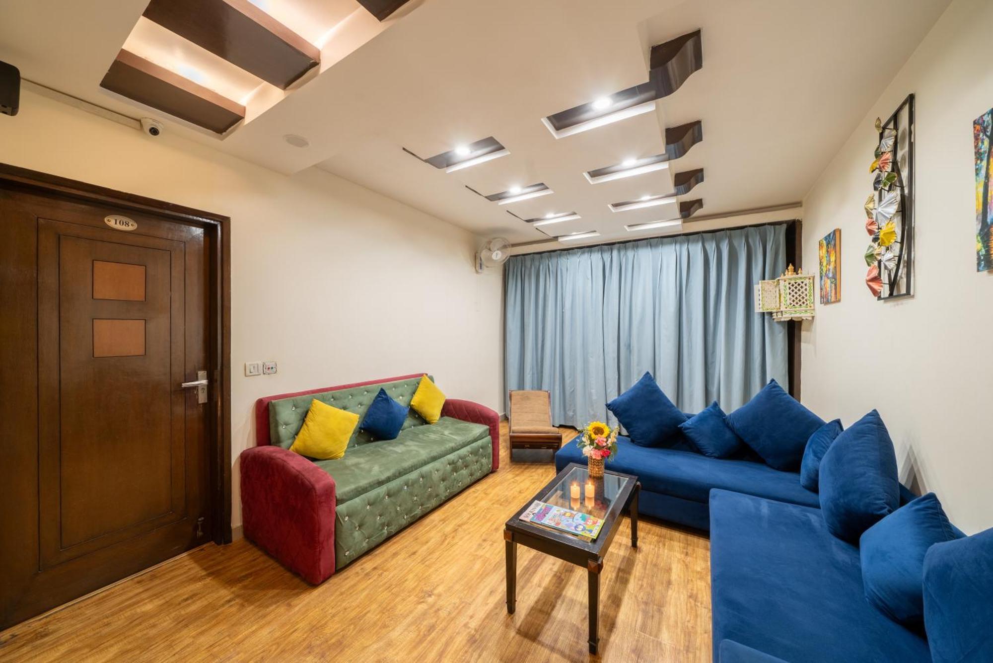 ניו דלהי Lime Stays B&B Gk-2 At Greater Kailash Metro South Delhi Nearby Saket Select City מראה חיצוני תמונה